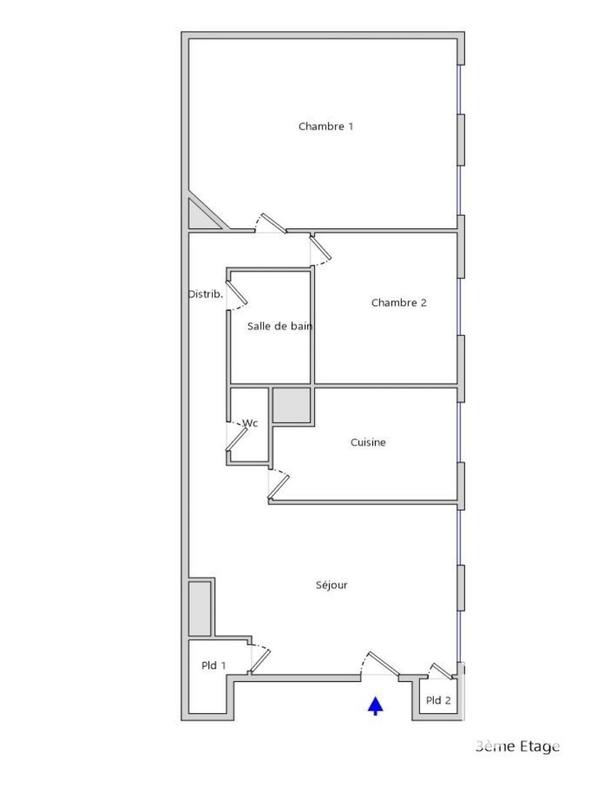 Appartement - 69 m² - 3 pièces