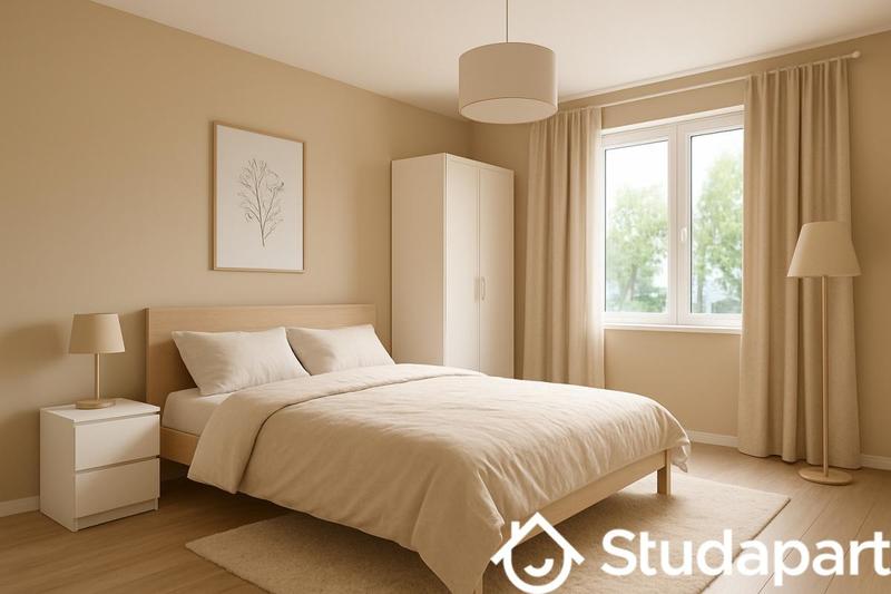 Chambre - 10 m² - 1 pièce