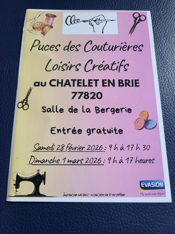 Puces des couturières et des loisirs créatifs