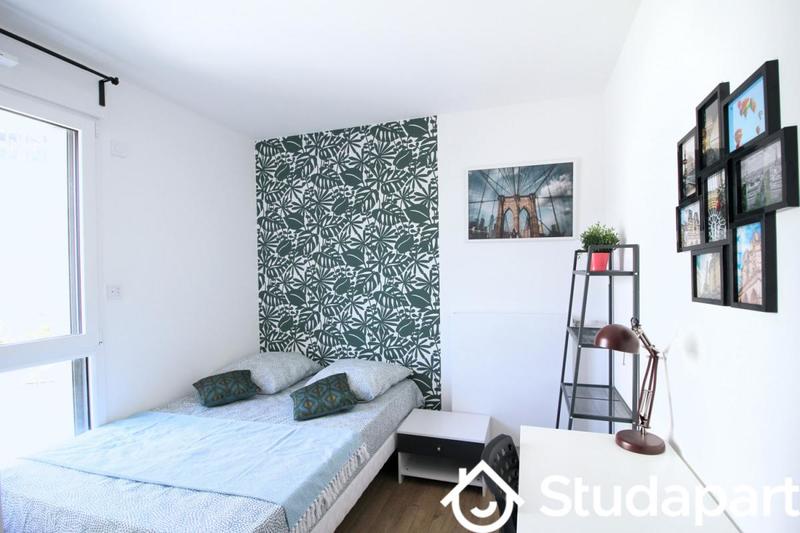 Chambre - 12 m² - 1 pièce
