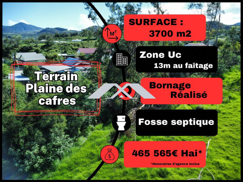 Terrain - 3 765 m²