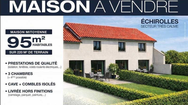 Maison - 96 m² - 4 pièces