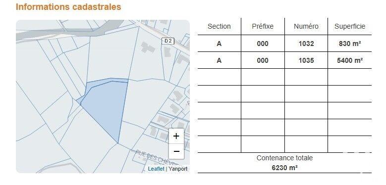 Terrain agricole - 6 230 m²