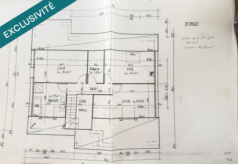 Maison - 105 m² - 5 pièces