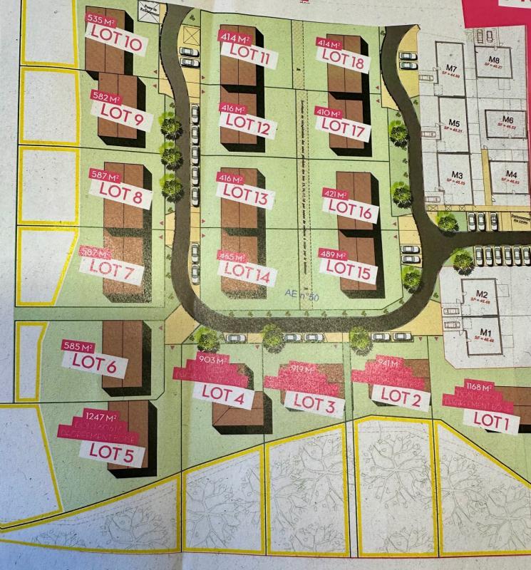 Terrain constructible - 410 m²