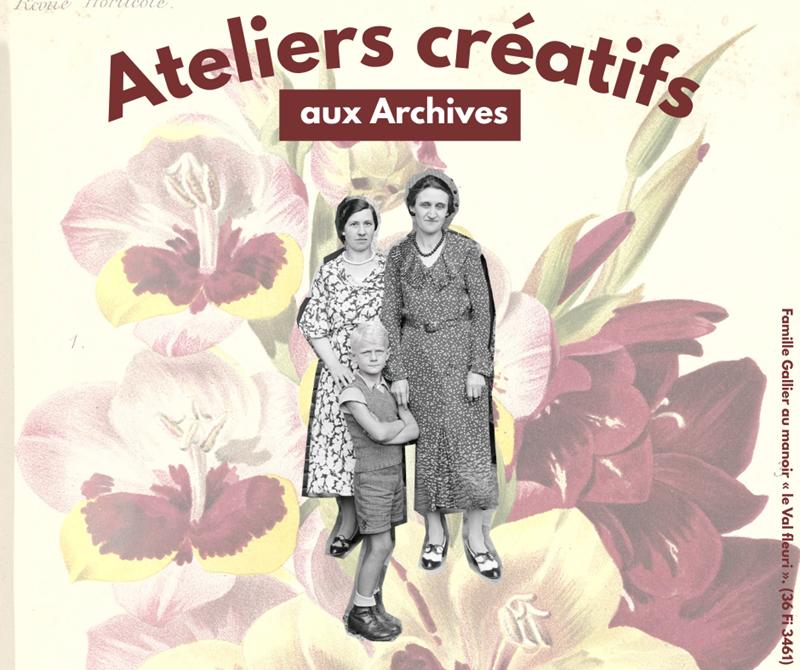 Atelier créatif aux archives de l'Eure