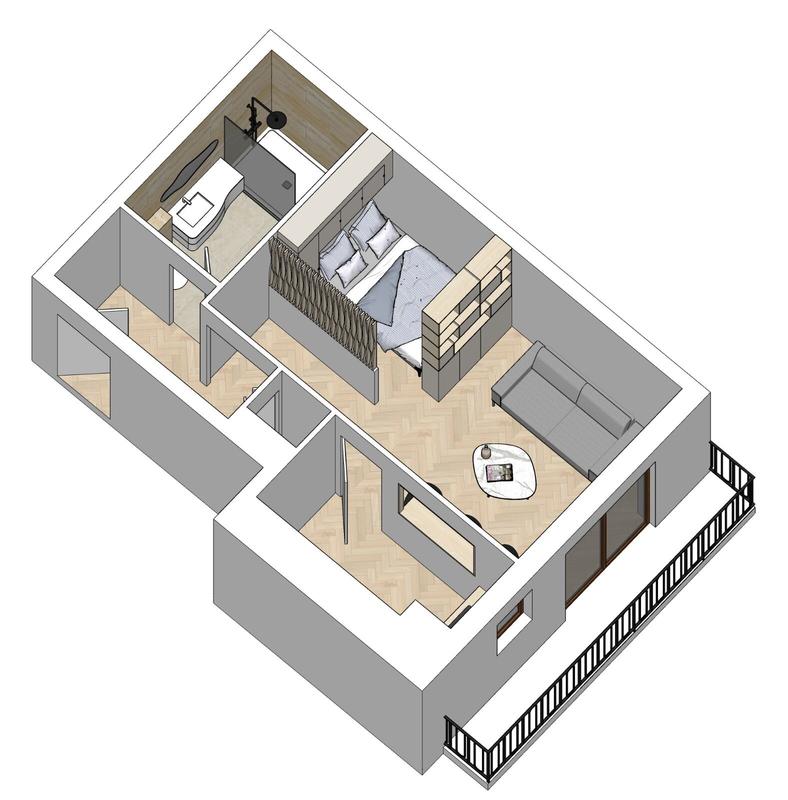 Appartement - 30 m² - 1 pièce