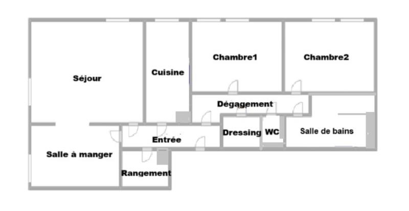 Appartement - 85 m² - 4 pièces