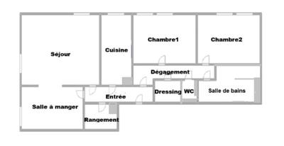 Appartement - 85 m² - 4 pièces