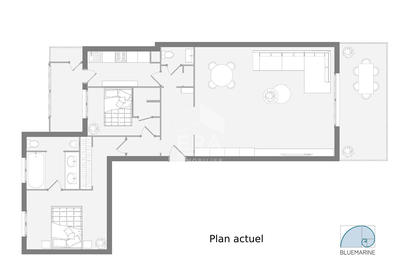 Appartement - 99 m² - 3 pièces