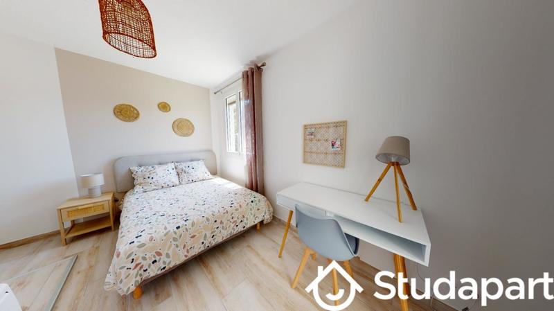 Chambre - 10 m² - 1 pièce