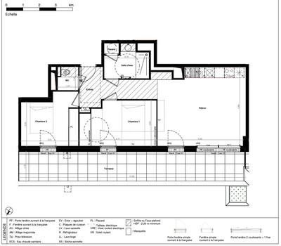 Appartement - 63 m² - 3 pièces