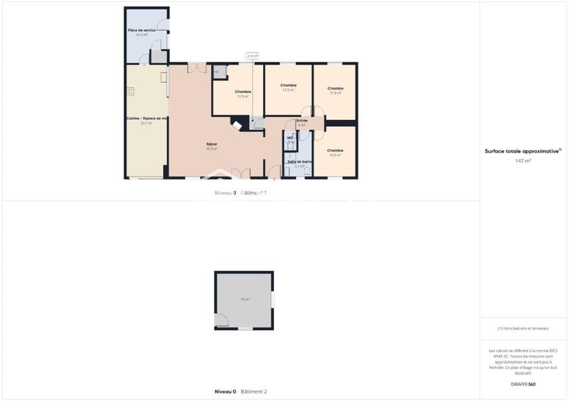 Maison - 135 m² - 5 pièces