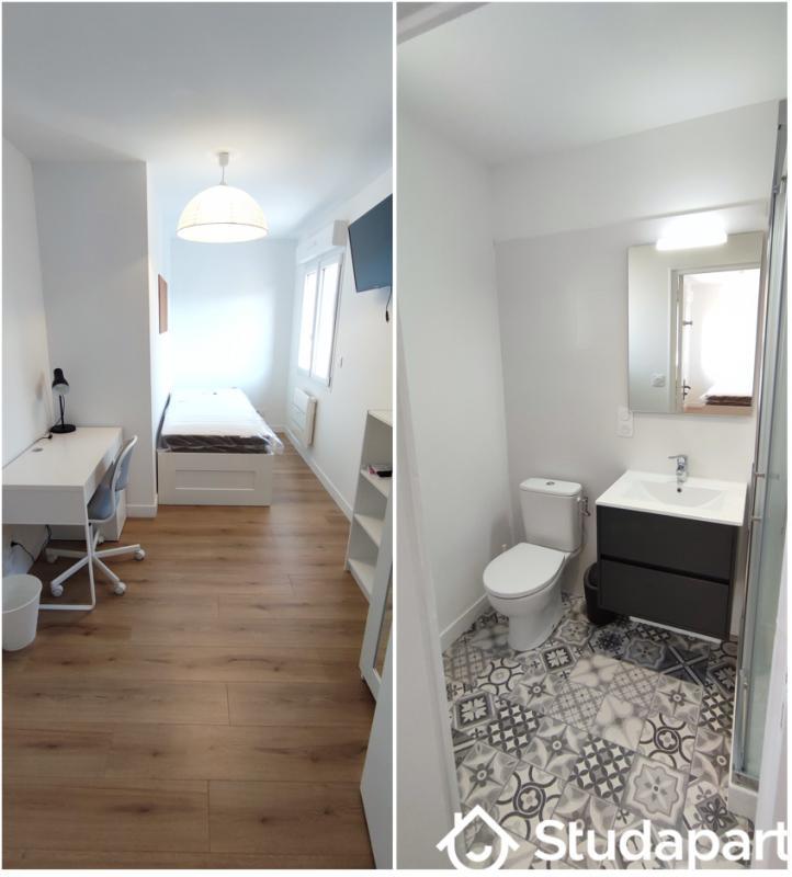 Chambre - 9 m² - 1 pièce