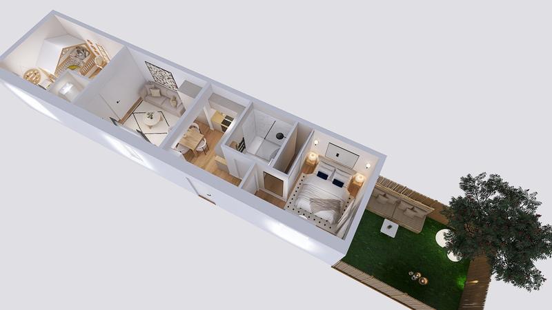 Maison - 47 m² - 3 pièces