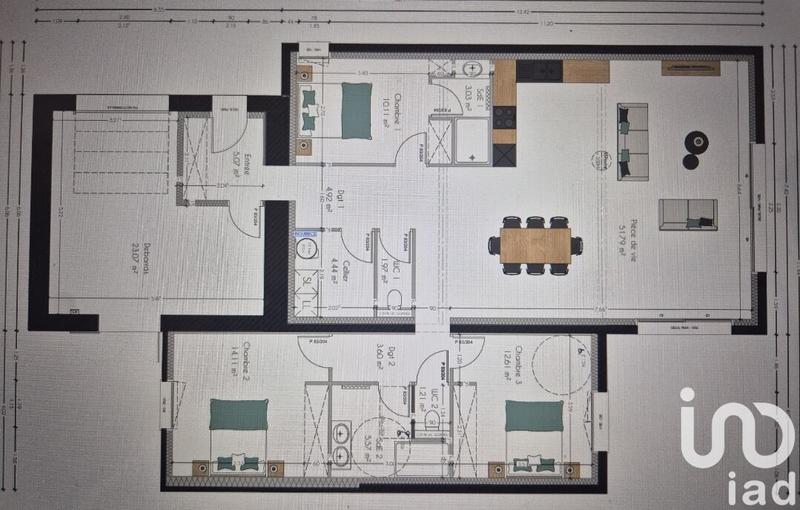 Maison - 118 m² - 4 pièces