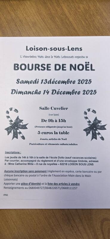 Bourse de noël