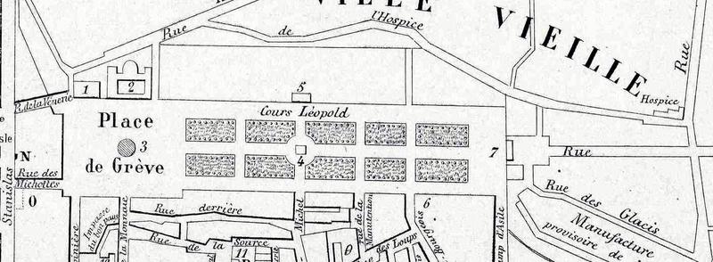 Visite guidée - Place Carnot - Cours Léopold - la Madeleine