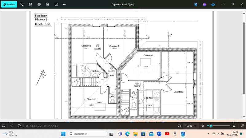Maison - 85 m² - 4 pièces