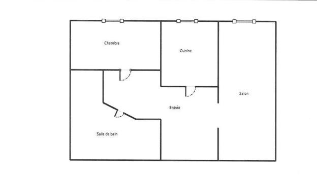 Appartement - 46 m² - 2 pièces