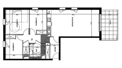 Appartement - 82 m² - 4 pièces