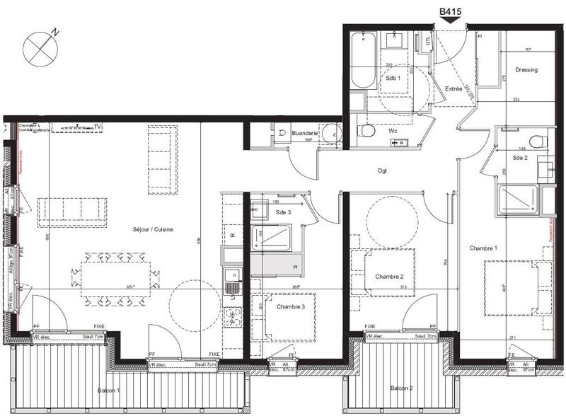Appartement - 111 m² - 4 pièces