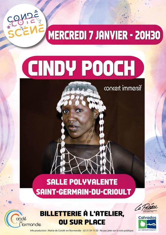 Condé Côté Scène 2025-2026 : Cindy Pooch