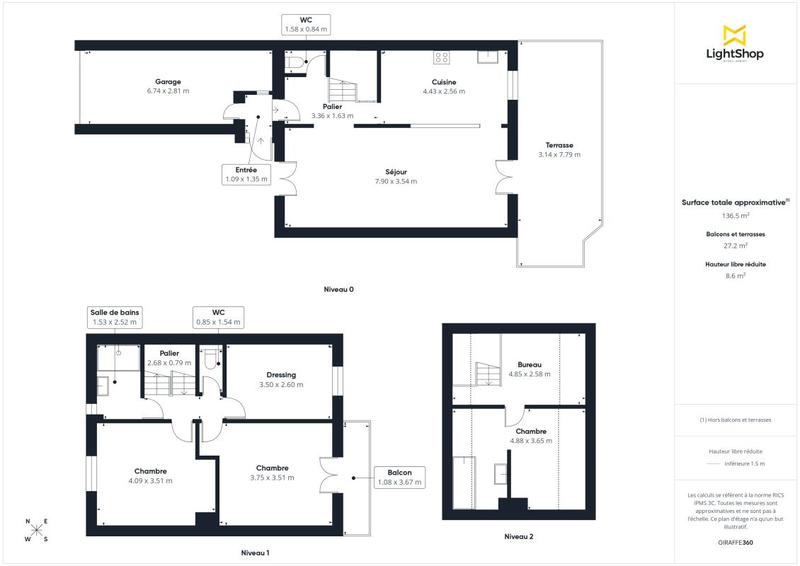 Maison - 100 m² - 6 pièces