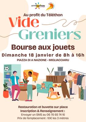 Vide-greniers - bourse aux jouets du téléthon