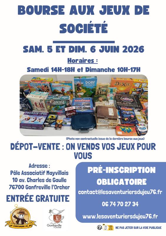 Bourse aux jeux de société