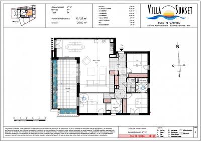 Appartement - 121 m² - 4 pièces