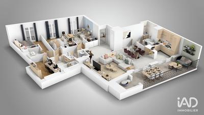 Appartement - 111 m² - 4 pièces