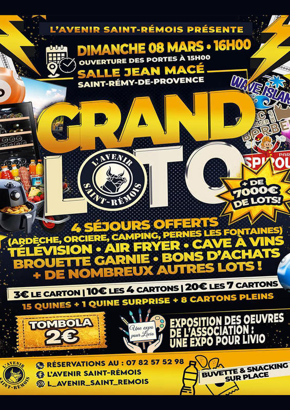 Grand loto de l'avenir saint-rémois