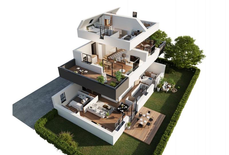 Appartement - 70 m² - 3 pièces