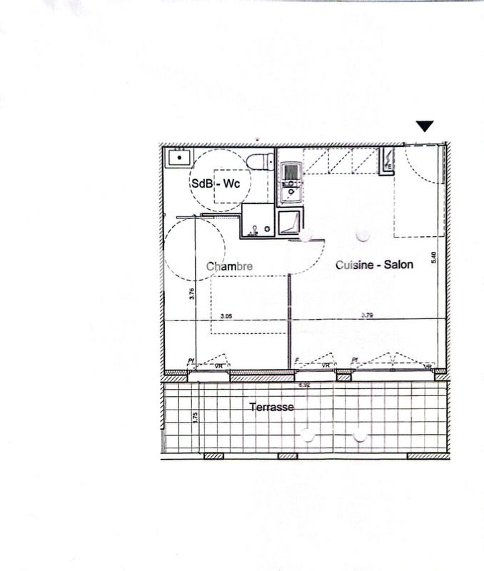 Appartement - 36 m² - 2 pièces