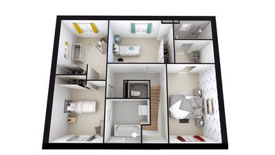 Maison - 85 m² - 4 pièces