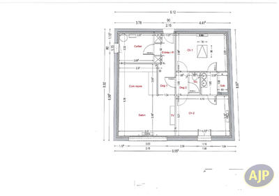 Maison - 67 m² - 3 pièces