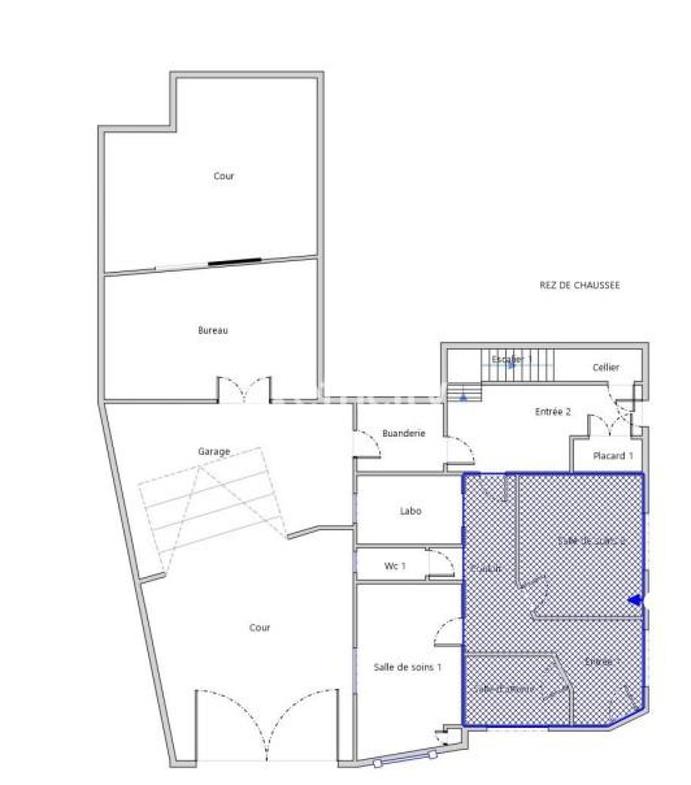 Bureau - 255 m² - 9 pièces