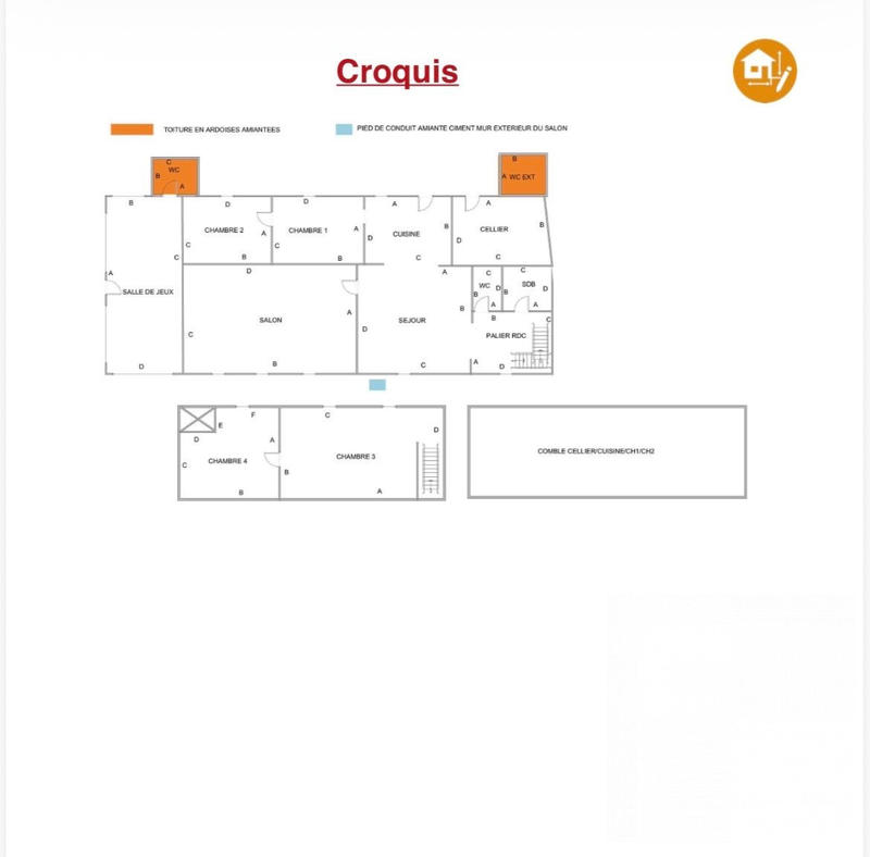 Maison ancienne - 142 m² - 6 pièces