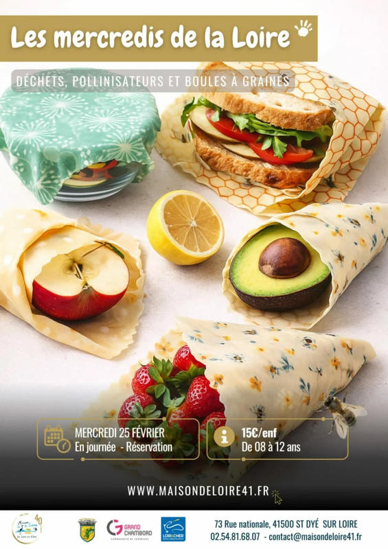 Les mercredis de la Loire avec la Maison de la Loire : déchets, pollinisateurs et boules à grains