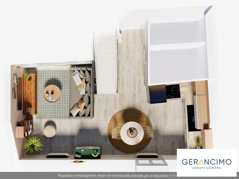 Appartement - 32 m² - 2 pièces