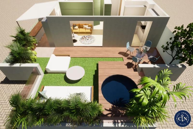 Appartement - 34 m² - 2 pièces