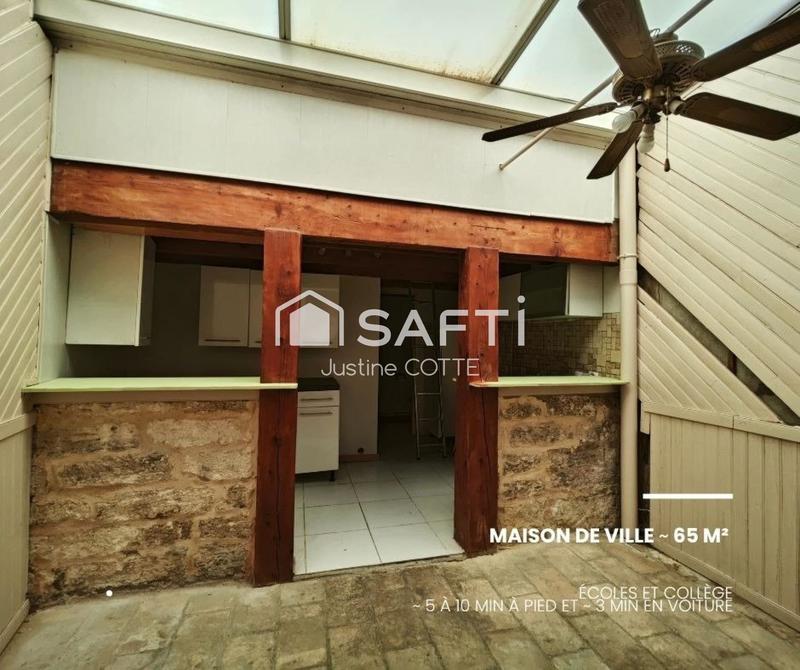 Maison de ville - 65 m² - 2 pièces