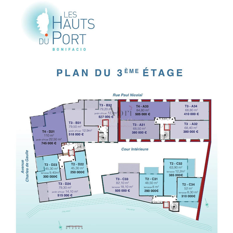 Appartement - 79 m² - 3 pièces