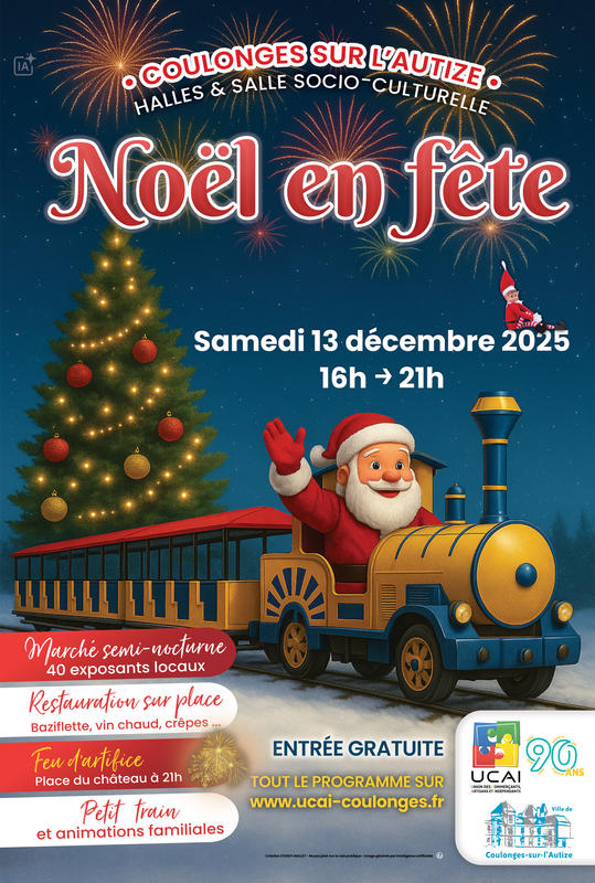 Noël en fête - Marché semi-nocturne et feu d'artifice