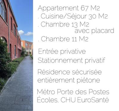 Appartement - 67 m² - 3 pièces
