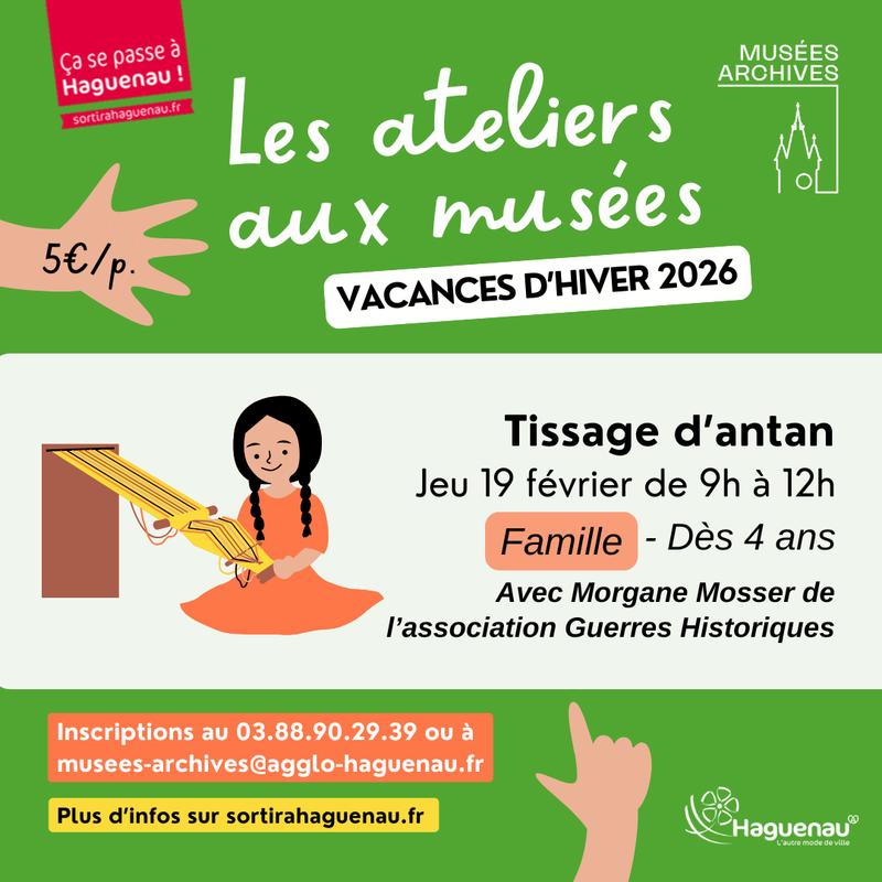 Atelier « Tissage d’antan »