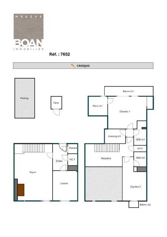 Appartement - 105 m² - 3 pièces