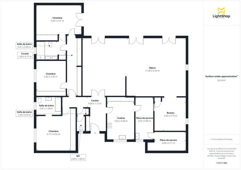 Maison - 210 m² - 5 pièces