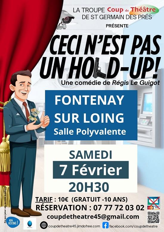 Théâtre "Ceci n'est pas un hold-up"